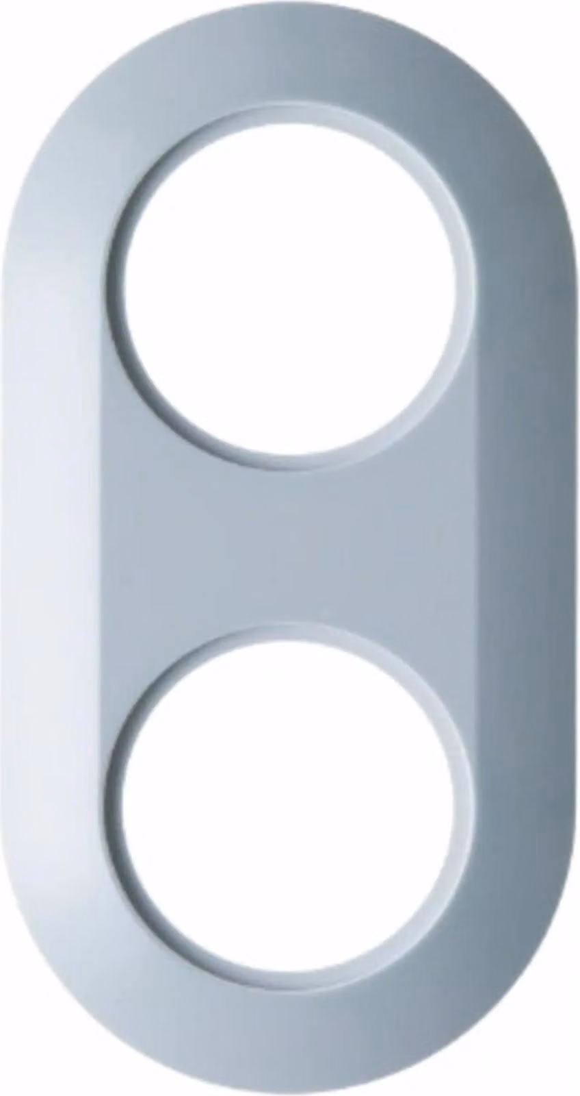 Berker Serie 1930, cornice, doppia, bianco polare, 1 pz.
