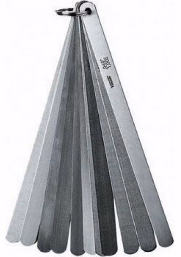 Vogel-437307-Set di spessimetri per valvole INOX, 20 fogli