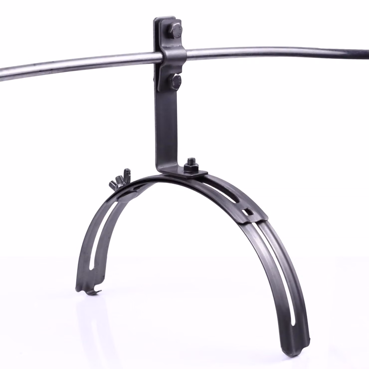 Haus-Held Supporto tegola colmo inox, filo 8–10 mm