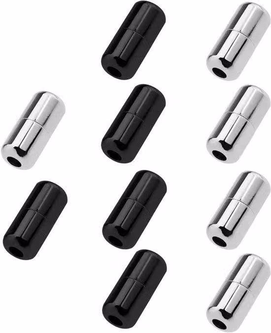 Set di 3 ganci a forma circolare - acciaio inossidabile - bianco - da montare a parete - universali - Set di 6 anelli a molla per il montaggio su pareti, stipiti, grate e scale a griglia.