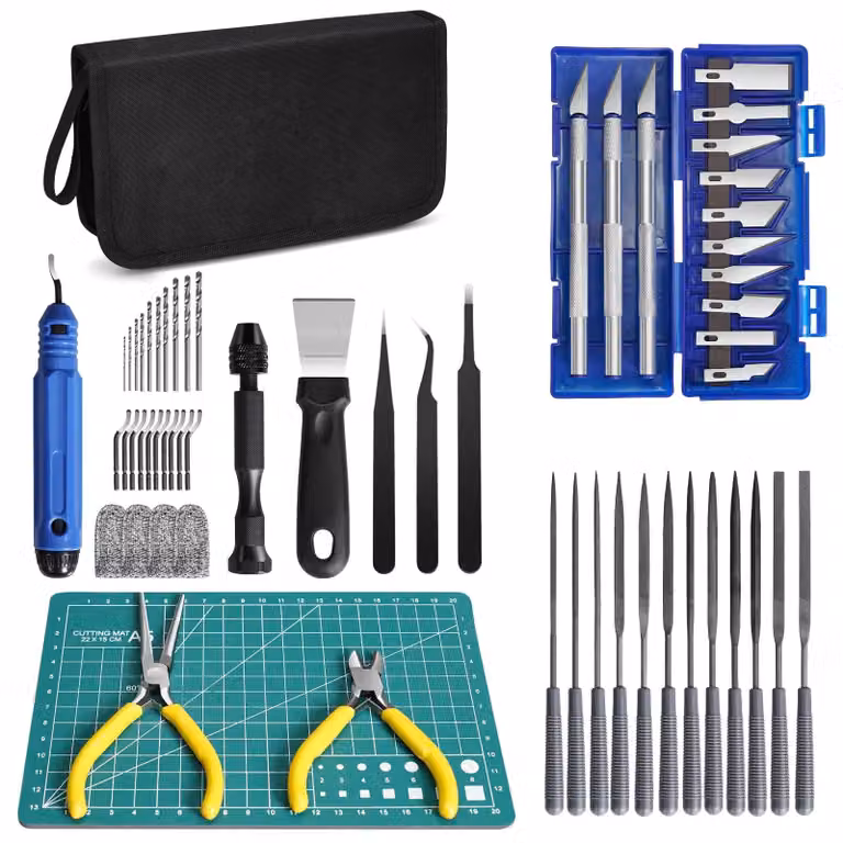 Kit di strumenti per la stampa 3D - Set di modelli da 58 pezzi con utensili da taglio