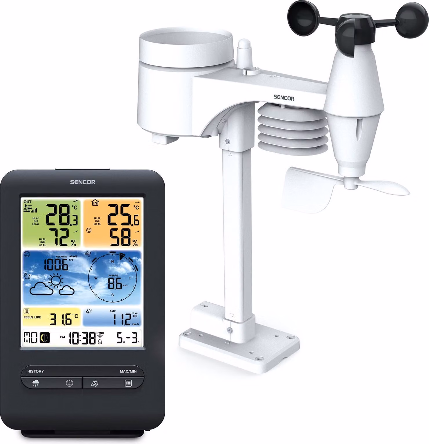 Sencor SENCOR SWS 9898 Wifi Profes. Weather Station