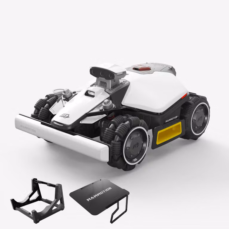 Robot Tagliaerba Mammotion LUBA Mini 2 AWD 1000 con garage, supporto lavaggio tosaerba, 1000 m², senza filo, taglio bordi, mappatura-auto, 4G, APP