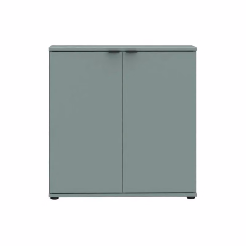 Mobile multiuso Segno con due ante EFFEZETA colore verde salvia L 80 cm – 2