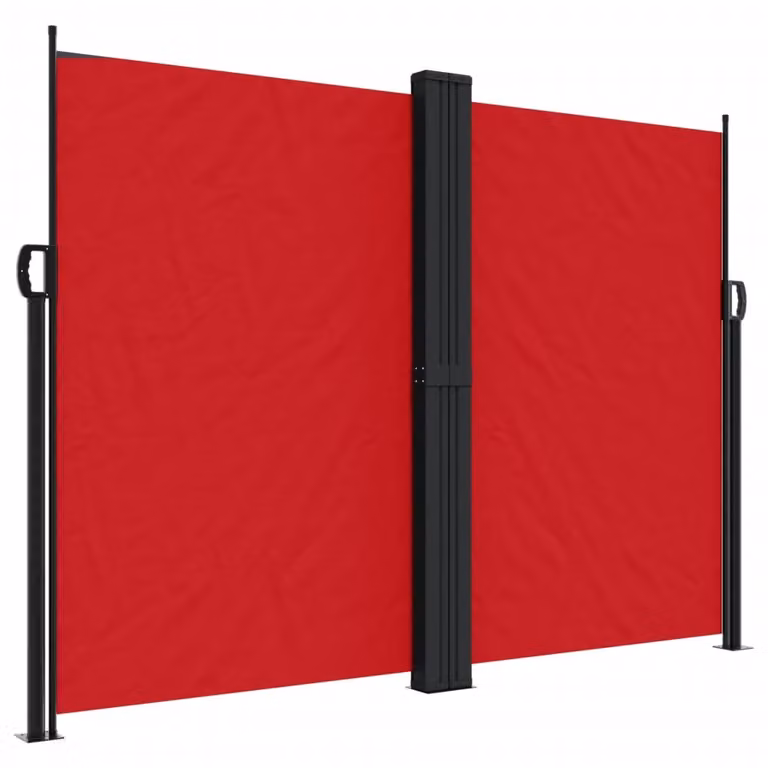 Tenda da Sole Laterale Retrattile Rossa 180x1200 cm