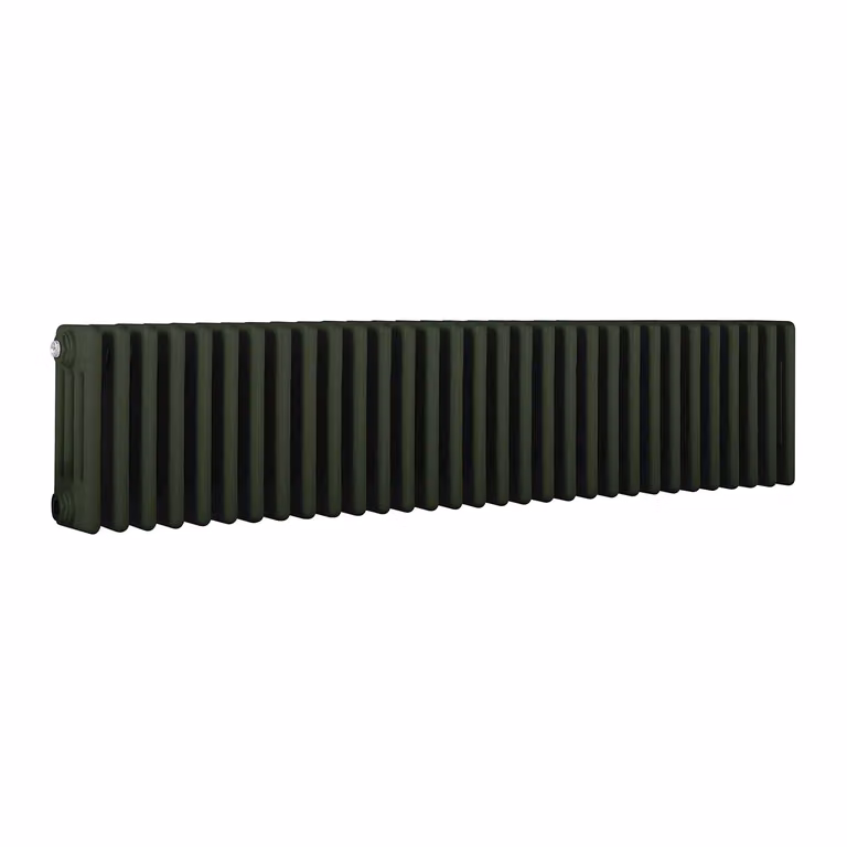 Radiatore Orizzontale a Colonne (4 Colonne) 300mm x 1415mm - Verde (Evergreen) - Regent