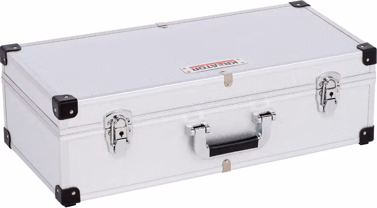 Custodia in alluminio per CD 80 CD con serratura