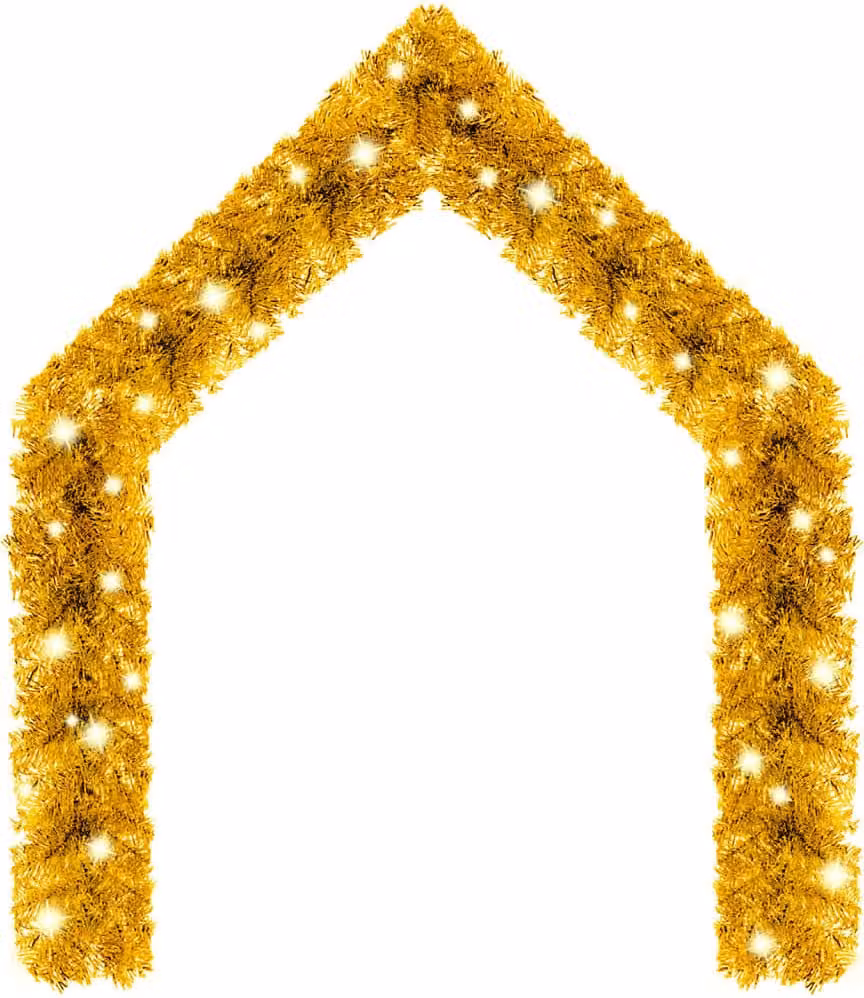 Ghirlanda Natalizia con Luci a LED 20 m Oro