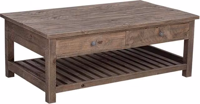 Tavolino in legno marrone 120x70x45h cm