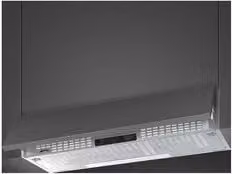 Cappa da incasso semi integrata estraibile Smeg KSEIR92SE2 in acciaio inox color silver, larghezza: 89,8 cm – 1