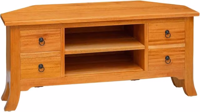 Mobile TV | Armadietto TV | Mobile Porta TV Naturale 100 x 40,5 x 46 cm Legno di Mogano Massello