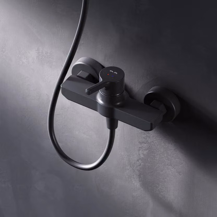 AM.PM Miscelatore per doccia Miscelatore monocomando per doccia Nero Miscelatore per doccia Miscelatore per doccia Rubinetto Miscelatore per bagno Doccia