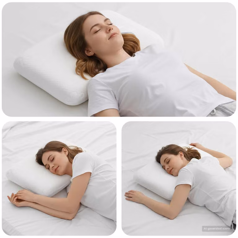 vidaXL Cuscino da Letto in Memory Foam Bianco, Medio, L 60 cm x P 40 cm x H 10,5 cm
