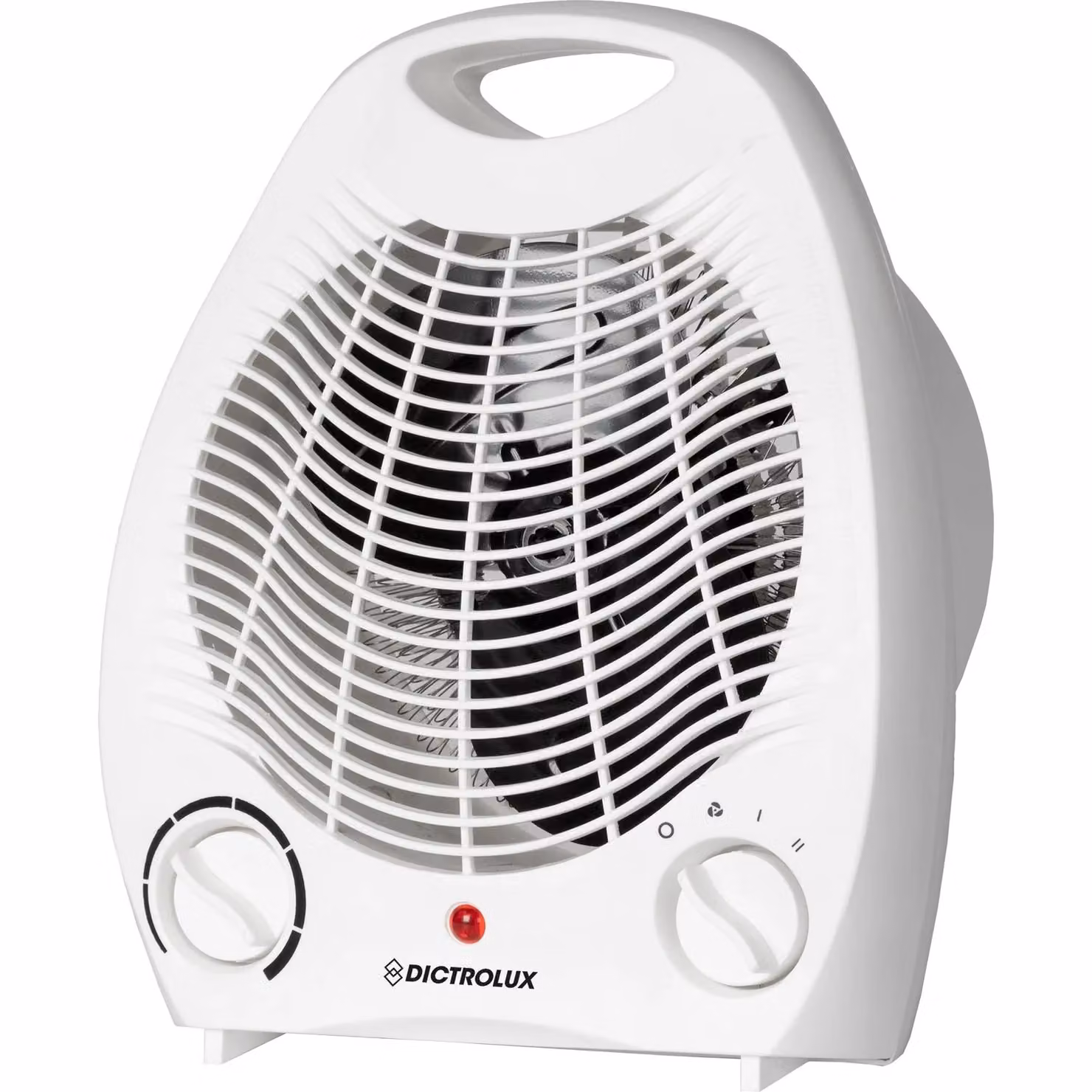 Termoventilatore Dictrolux da 2000 Watt con Termostato e Protezione dal Surriscaldamento, Bianco