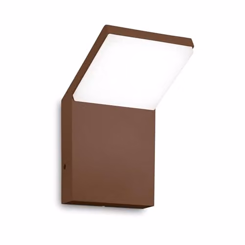 Ideal Lux STYLE Lampada da Parete Integrata da Esterno Moderna a LED Caffè 1100Lm 4000K IP54