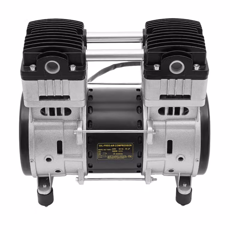Compressore d'aria da 1500 W - Nero - 1380 giri/min - Realizzato con ferro e rame di alta qualità - Compressore portatile