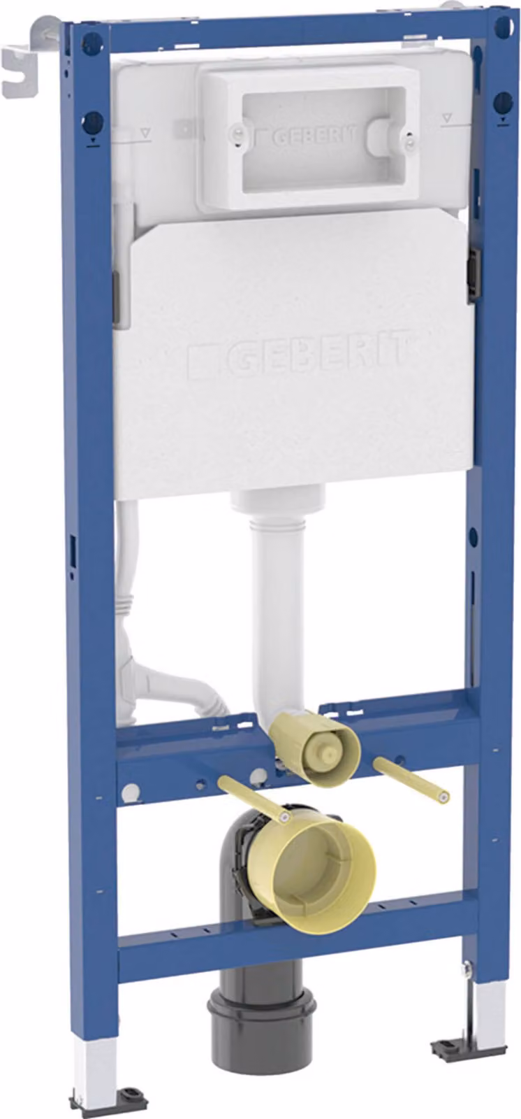 Geberit Duofix Basic Element für Wand WC, 112cm mit Delta UP-Spülkasten 12cm