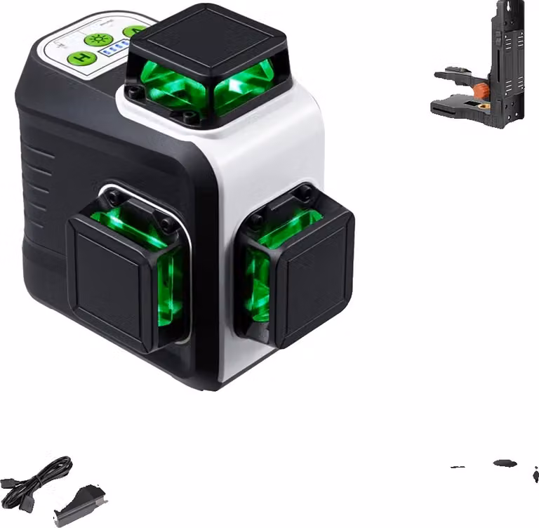 Livella laser a 360°, alta precisione ±1,5 mm, misurazione a 12 linee, supporto G50 L
