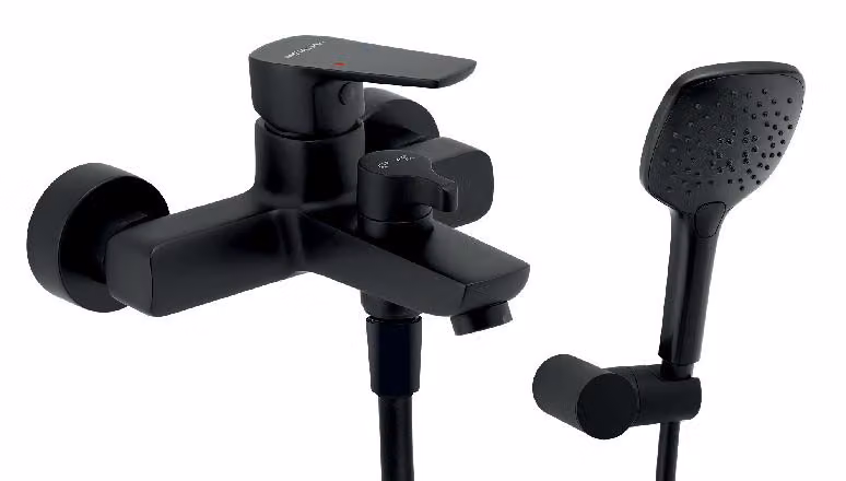 Miscelatore a leva per vasca Novaservis Metalia 58 ECO nero 58020,5