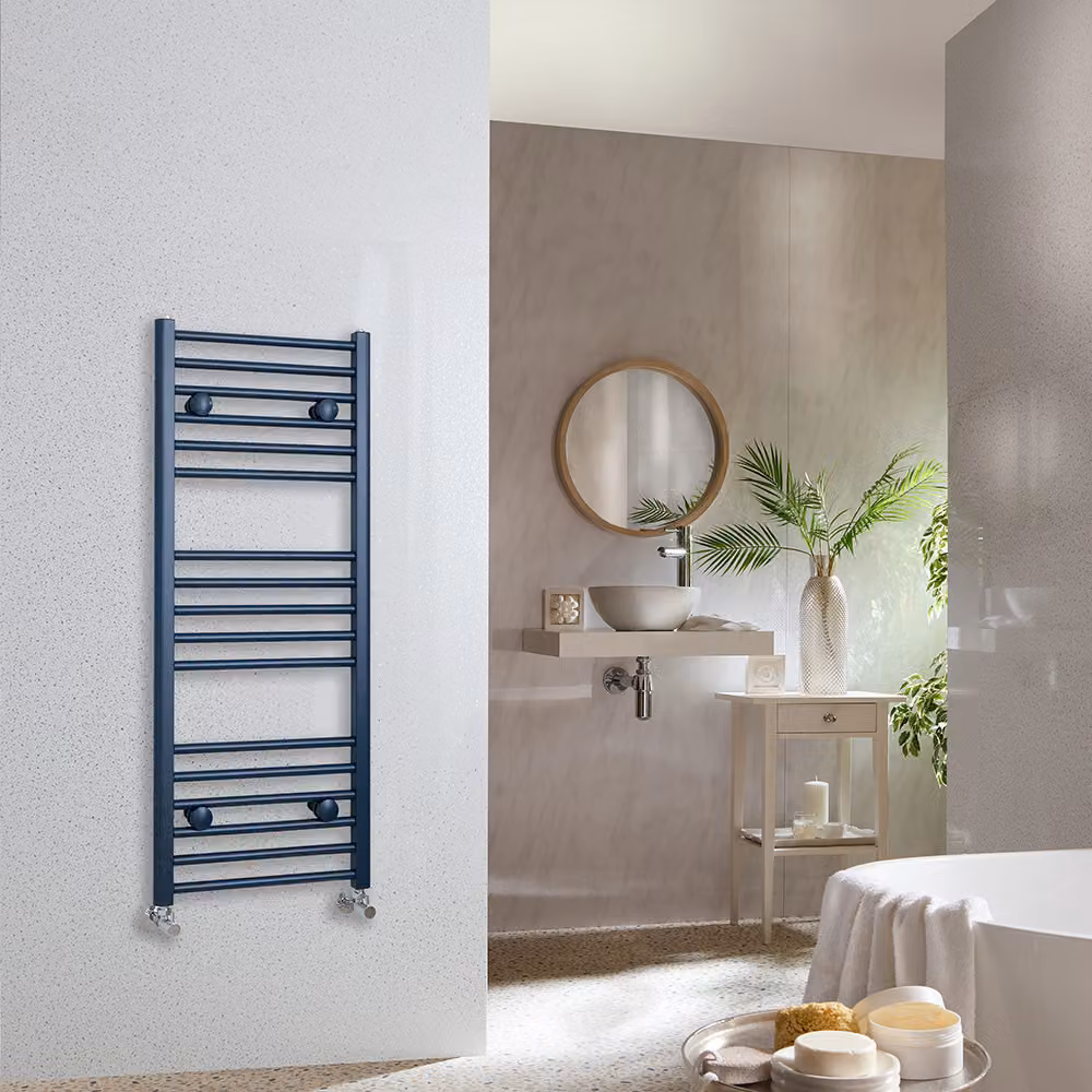 Scaldasalviette Diritto Blu (Regal Blu) - 1200mm x 500mm - Ive