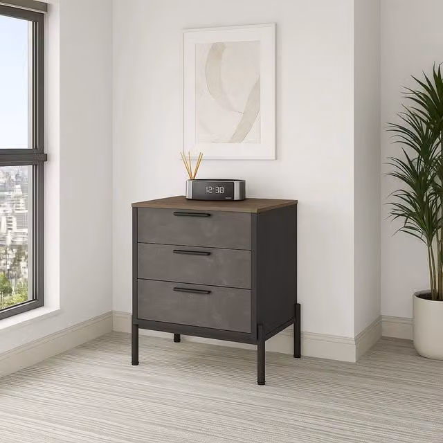 Madia Butchoy, Credenza 3 Cassetti, 54x45x70h cm Marrone