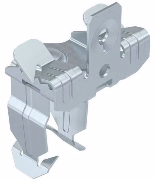 Obo Supporto Per Barre, Sezione 3-7 Mm, Montaggio Inferiore, Diametro Foro 25 Mm (Scvpo 3-7 D25)