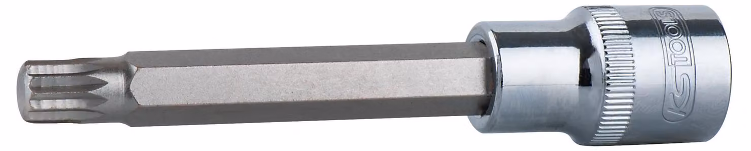 KS TOOLS 1/2" CHROMEplus bit socket XZN lungo M8 - 918.1693