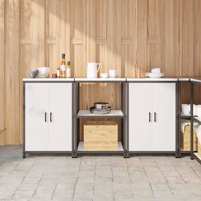 Set di Stoccaggio per Cucina HATTEM 3 pz Bianco 3392695