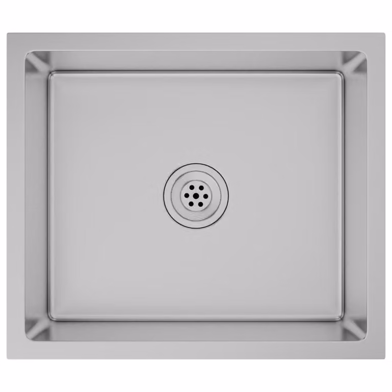 Lavello da Cucina Lavorato a Mano in Acciaio Inox