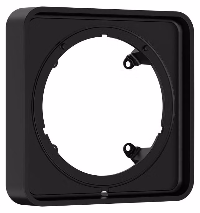 hansgrohe rosone AXOR iBox Uni. 2 22 mm, softsquare, nero opaco