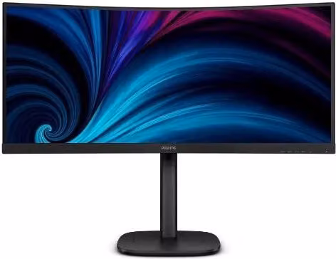 Monitor Curvo Philips Serie 3000 34B2U3600C/00 Nero con Display VA da 34 pollici, Risoluzione UWQHD 3440 x 1440 pixel e Frequenza di 120Hz – 1