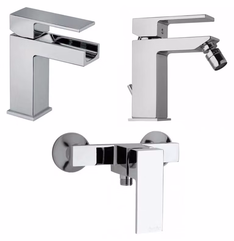 Miscelatore lavabo a cascata bagno, bidet ed esterno doccia | Infinity