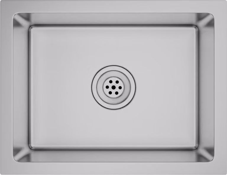 Lavello da Cucina Lavorato a Mano in Acciaio Inox