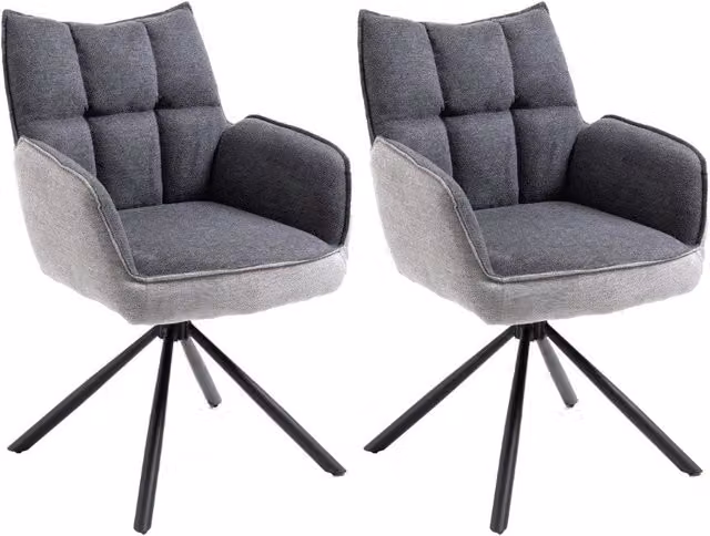 Sedia RINGO 2 (grigio scuro + grigio chiaro)