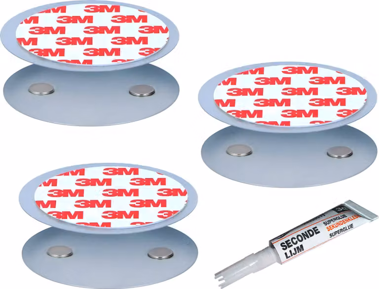 Sistema di sospensione magnetico (diametro 7 cm, per parete e soffitto)