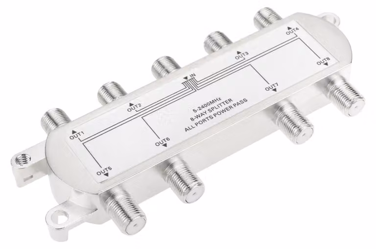 The Lord of the Tools: 1 pezzo, divisore coassiale digitale a 8 vie, frequenza 5-2400 MHz