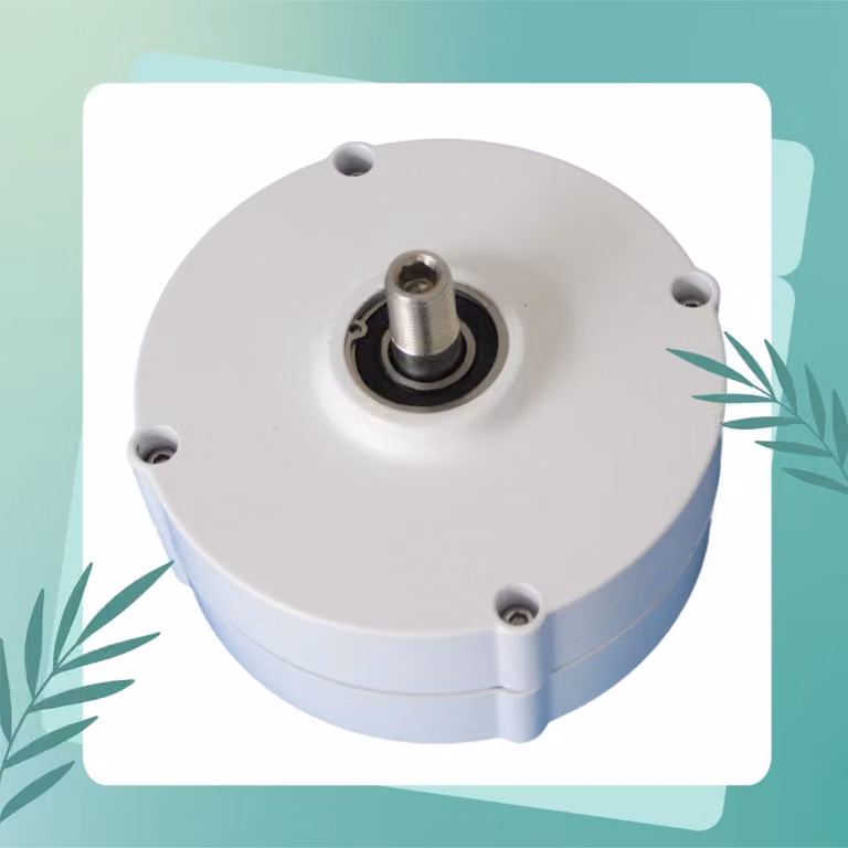 Generatore a magnete permanente da 600 W - 12 V - Alloggiamento in alluminio - Con base