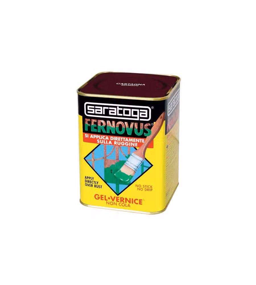 Saratoga Gel Antiruggine Fernovus - Castagna Satinato - 750 ml