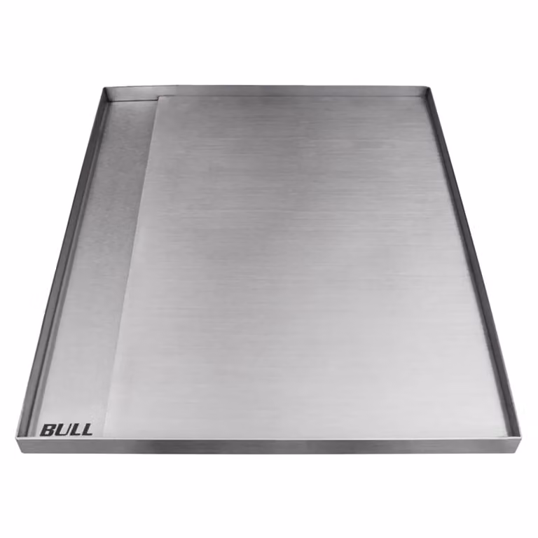 Piastra in acciaio inox aisi 304 rimovibile per Barbecue Bull