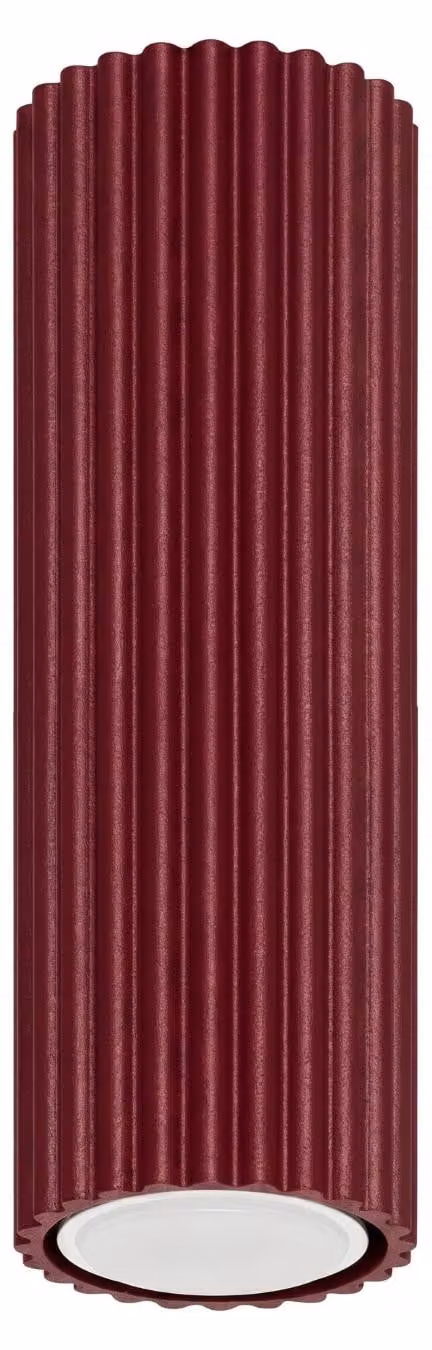 Plafoniera KARBON 20 bordeaux 1xGU10 10W alluminio 20x6.5x6.5cm Sollux Lighting