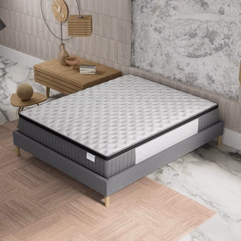 Materasso ibrido 90x200 cm con molle insacchettate e memory foam