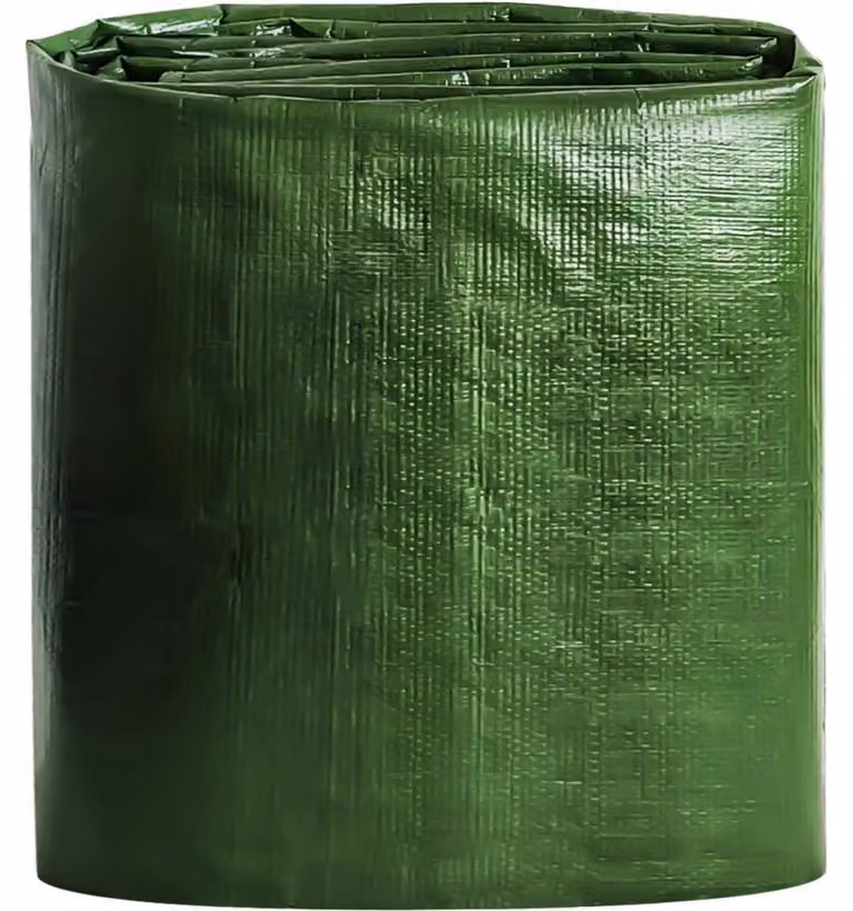 Telo di copertura impermeabile con occhielli, resistente allo strappo, con protezione UV, colore verde, dimensioni 2,5 x 4 metri