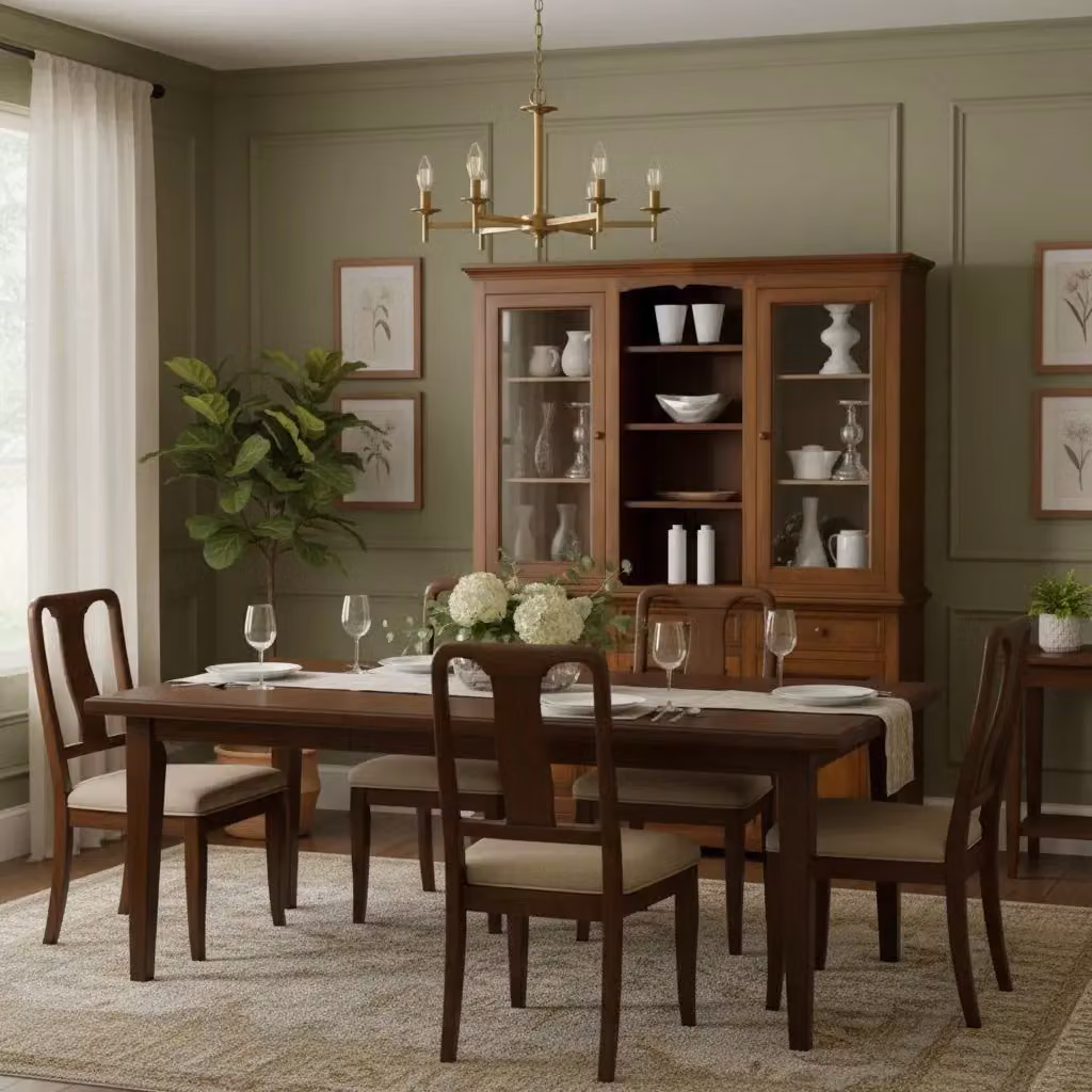 Cristalleria Mobili 2G in legno con 3 ante e ante in vetro, colore marrone, L: 170 cm, P: 46 cm, H: 215 cm – 2