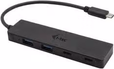 Hub USB 3.0 i tec con 4 porte, Nero, C31HUBMETAL2A2C