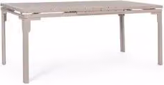 Tavolo da esterno allungabile SARITA Yes Everyday in polietilene colore beige L: 180-240 cm, P: 89,5 cm, H: 73,5 cm