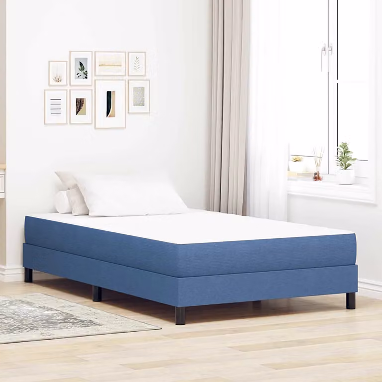 Materasso con molle insacchettate vidaXL Blu L: 120 cm, P: 200 cm, H: 20 cm