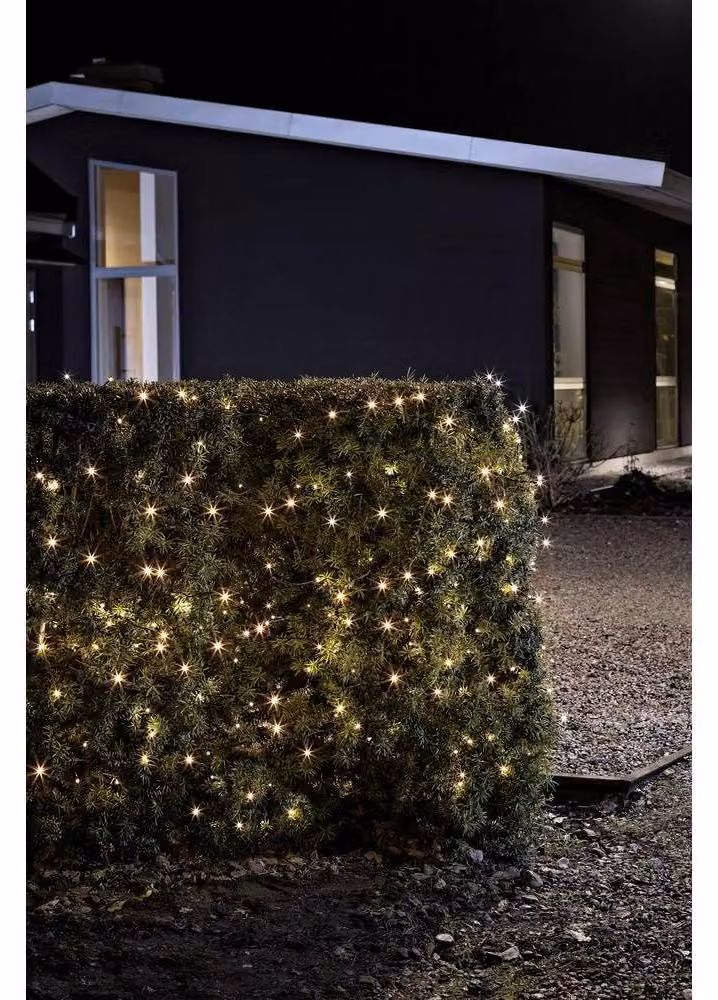 Mini catena luminosa, 20 LED, alimentata a batteria, 240 cm, con timer, luce bianco caldo