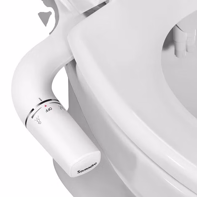 Spruzzatore per bidet, non elettrico, doppio ugello, dimensione nota destra