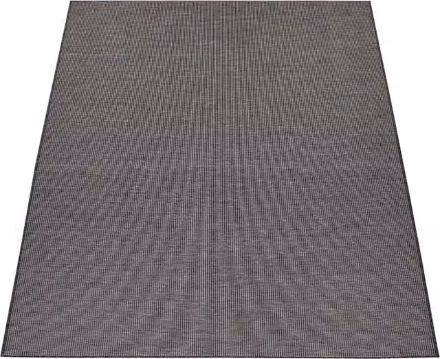 Tappeto Sonia grigio per interni ed esterni, stile boho, L: 120 cm x P: 160 cm