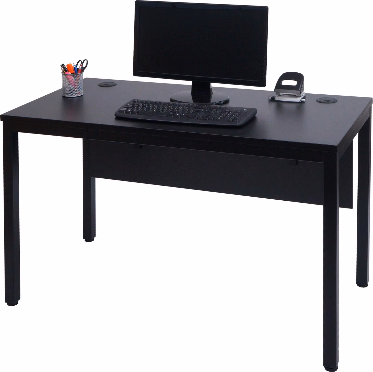 Scrivania HWC-E94, scrivania da ufficio per computer 120x60cm ~ nero